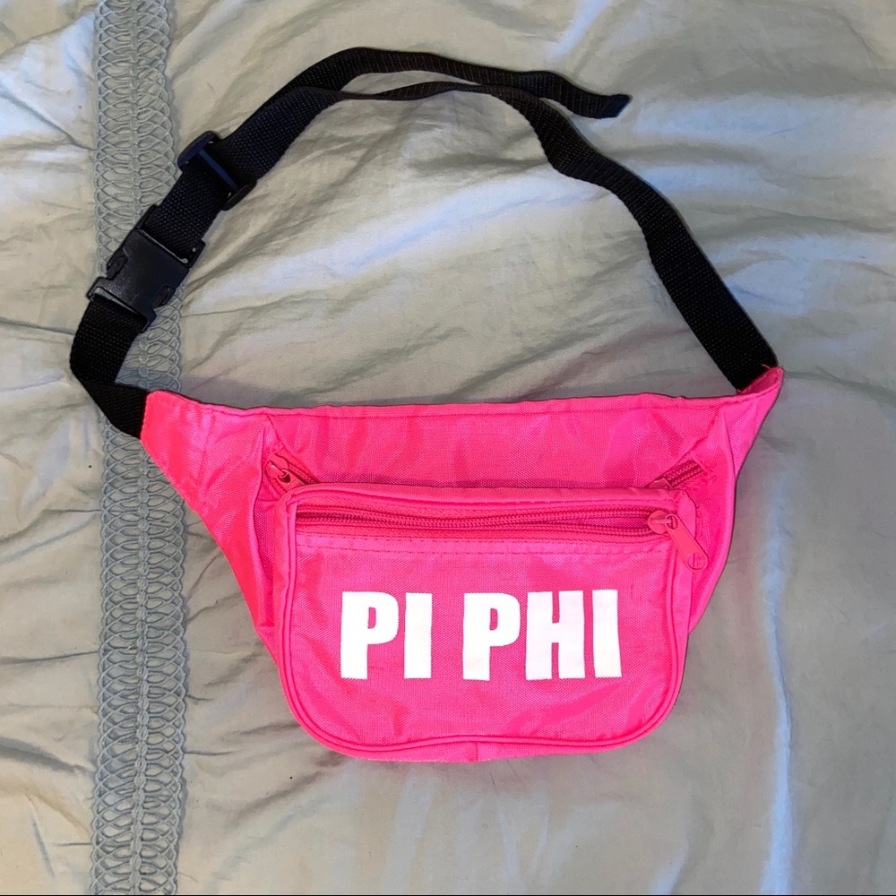 Hot pink Pi Beta Phi fanny pack